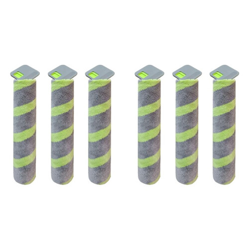6PCS Roller Mop Replacement for   Max 705 Combo/ Max 706 Combo Vacuum Cleaner Accessories