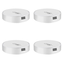 4X Sensor de Temperatura y Humedad Zigbee con Detector de Temperatura y Humedad para Control Mediante la Aplicación EWelink