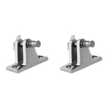 2X 316 Stainless Steel Deck Hinge 60 Removable Pin Marine Bimini Top Fitting Boat Accessories Marine Hardwares