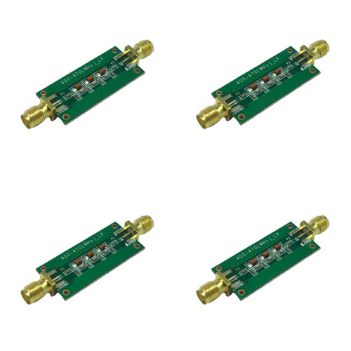 4X 433MHZ Low Pass Filter 400-470M LPF 7th-Order Elliptic Function for Ham Radio Amplifier Analyzer  Radio