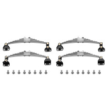 2 Paar Vorderradaufhängung Stahlblattfeder für 1/14 Traktoranhänger LKW RC Auto Upgrade-Teile,B