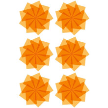 54Pcs Gel Light Filter Color Correction Colored Overlays Film Lighting Gel Filter for Film,Video,Photo,Stage (Orange)