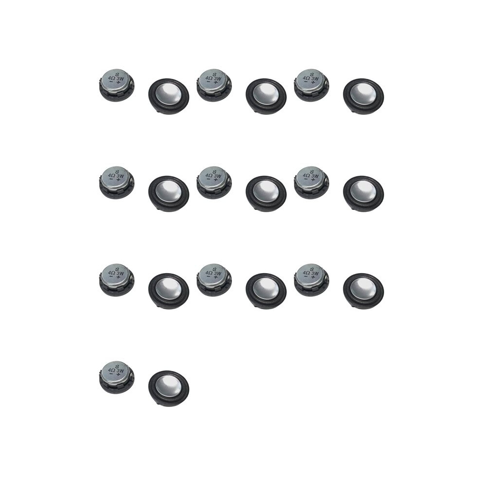 10Pcs 28Mm Sound Speaker Full Range Audio Speaker 4Ohm 3W Neodymium Loudspeaker For Diy Home Theater 4712920807268