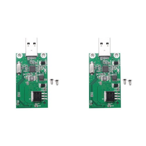 2X MSATA to USB 3.0 Adapter Card MSATA SSD Adapter USB Disk Driver Conversion Card