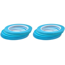 12 Rolls Fine Tape High-Temp Viny Fineline Masking Tape Painters Tape (1/8 Inch 12pcs)