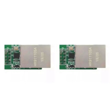 2X Módulo de Puerto Serie CH9120 ETH A TTL Módulo Ethernet de 10 M Módulo de Servidor de Puerto Serie WCH