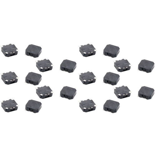 20pcs 7525 SMD SMD Passive Magnetic Buzzer 7.5 X 7.5 X 2.5