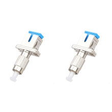 2X FC Male to SC Female UPC Fiber Flange Connector Singlemode Adapter Red Light Pen Optical Power Meter Pigtail FTTH