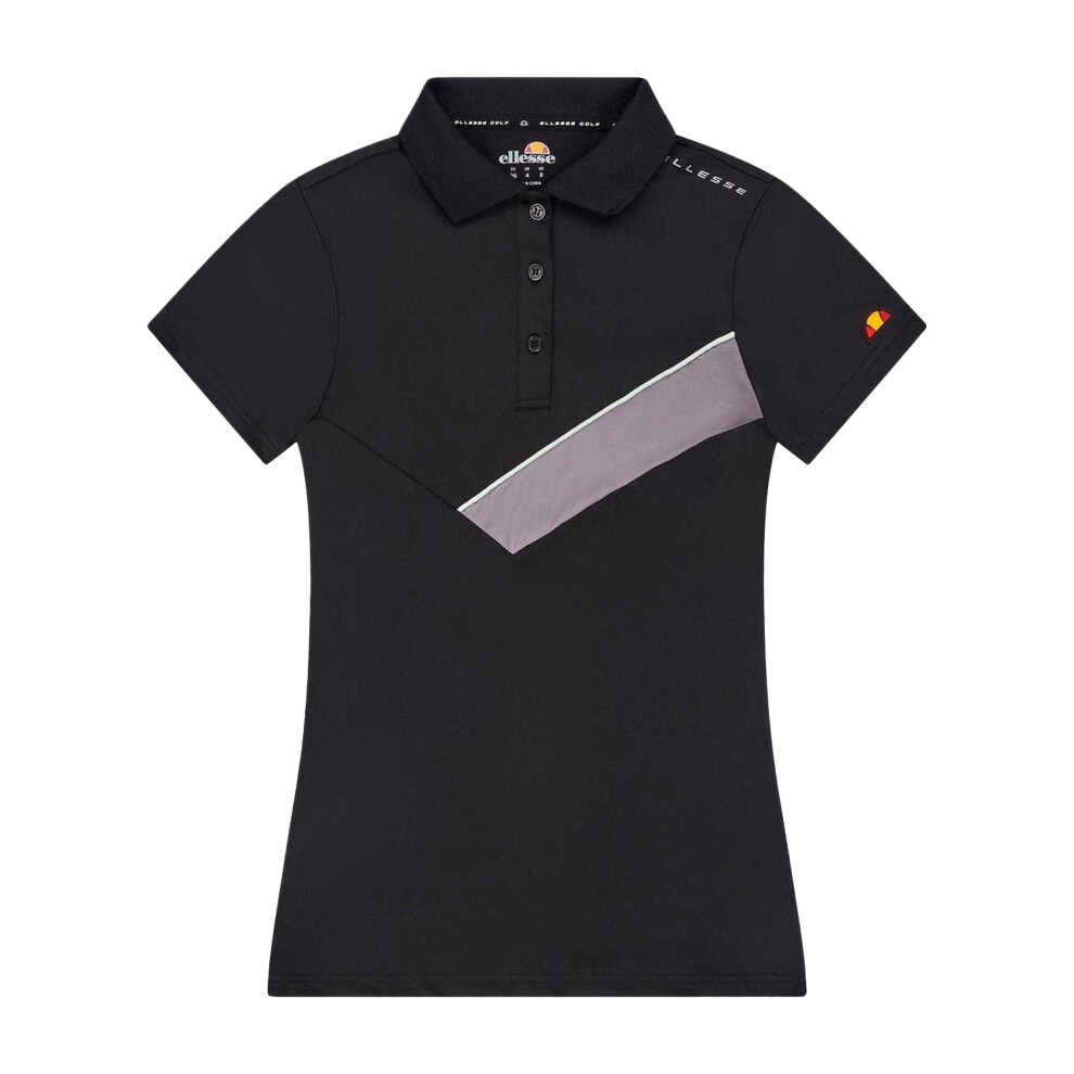 Ellesse (10 Uk, Black) Womens/Ladies Lotali Polo Shirt