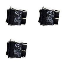 3X Rocker , HY12-9-3 6Pins Industrial Electric Rocker 125V/250V Pushbutton