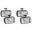 Digital Refrigerator Thermometer 4 Pack,Waterproof Fridge Thermometer, Max/Min Record Function,Timer Function Black 1