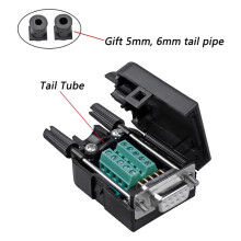 40PCS DB9 Female Breakout Connector,DB9 Solderless RS232 D-SUB Serial to 9-Pin Port Terminal Adapter Connector