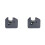 2PCS TR-100BK Black Ribbon Compatible for  Ribbon Printer PT-E800TK 800T PT-850TKW 1