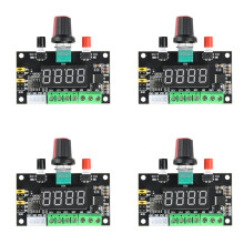 4X 12V 24V Stegmotordrivare PWM Pulssignalgeneratormodul Framåt- och Bakåtstyrenhet