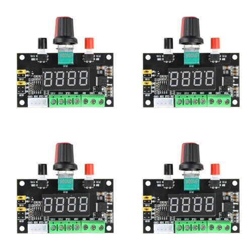 4X 12V 24V Stepper Motor Driver Controller PWM Pulse Signal Generator Module Forward and Reverse Controller