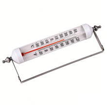 2pcs 10 Inch Indoor/Outdoor Thermometer Wireless Decorative for Patio, Garden, Kitchen, Room, Pool White