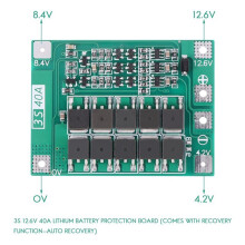 3X 3S 40A 18650 Li-Ion Lithium Bateria Charger Board Protection Bms para Drill Motor 11.1V 12.6V Module