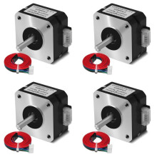 4X Nema17 17HS4023 Stepper Motor for Titan Extruder 4-Lead 22mm 42 Motor 0.7A 12V 14N.cm 3D Printer Motor CNC LaserMotor