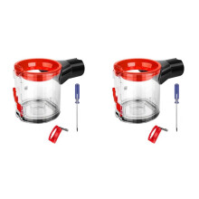 2X Dust Bin Replacement Parts for V7 V8 SV10 SV11 Vacuum Cleaner Parts Canister Dust Bin Part No.967699-01