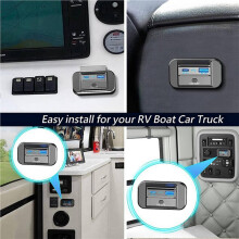 3X 12-24V QC3.0 PD3.0 Quick Charger with Fast Charging USB Power Panel for Motorcycle Car Truck ATV
