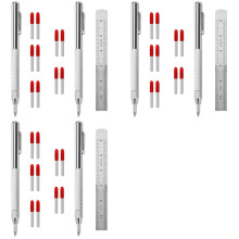 Paquet de 6 Outils de Marquage à Pointe en Carbure de Tungstène, Outils de Marquage en Métal avec Aimant, Stylo de Gravure de Qualité Supérieure
