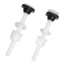 24x Toilet Tank Plastic Bolts M10 Tank to Bowl Bathroom Toilet Repair Kits Fitting Screws and Seal Set Pan Bolts