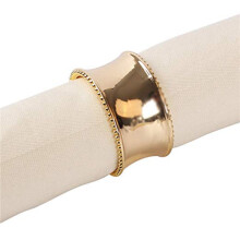 18 Pcs Napkin Rings Set Dining Table Setting Bridal Napkins Rings Glossy Napkin Holder Adornment