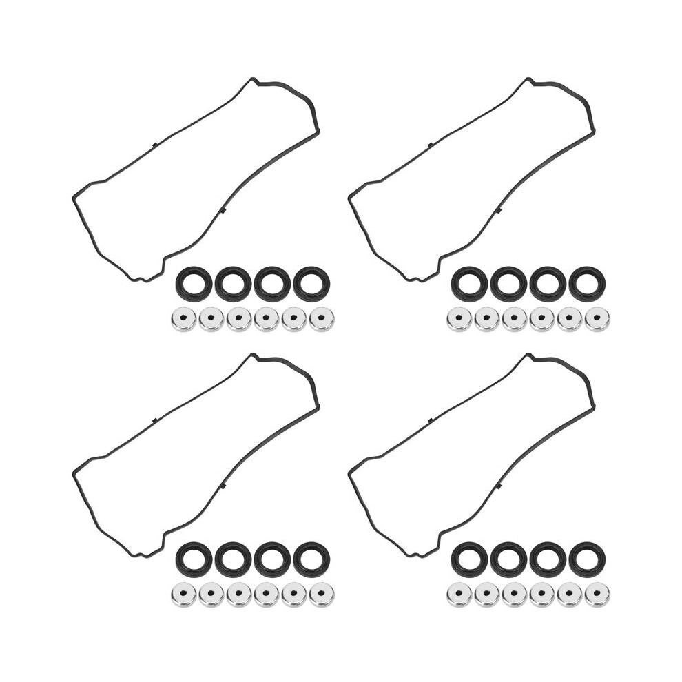 4X Valve Cover Gasket Set 12030-Pnc-000 For Rsx Base & Type S K20a K20a2 K20a3 K20z1 6033611689894