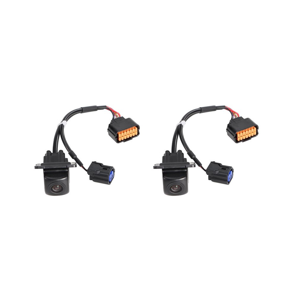 2X Aid Parking Camera Reverse Assist Rear View Camera 95760-C1100 95760-C2101 95766-E6201 For Sonata 2015-2017 6033246312785