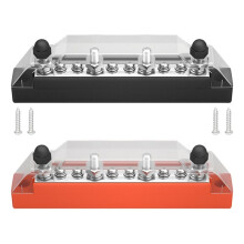 Positive und Negative Busstromversorgung 12V-Verteilerblock M4/M6 Automotive-Klemmenblockbolzen Marine-Klemmenbus