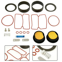 3X Kit de Reparo de Compressor de Ar Sem Óleo Bomba de Vácuo de 750 W Compressor de Ar Silencioso Sem Óleo Manga Do Cilindro Anel Do Cilindro Do