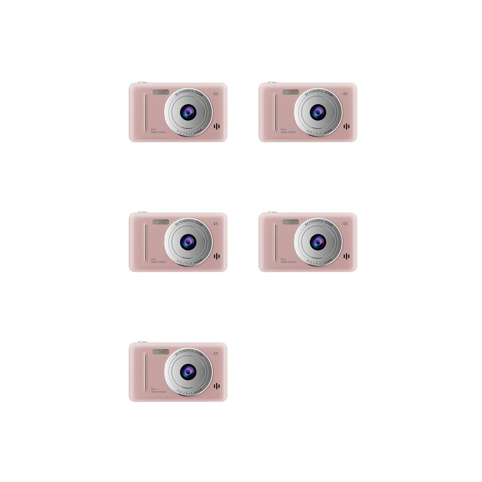 5X 4K Digital Camera Retro Ccd Camera Entry-Level Camera Dual Camera Flash 50 Million Pixels Auto Focus Camera,A 6034190447721