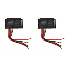 2X 10A 12V IP67 Wodoodporny Regulator Ładowania Słonecznego PWM Regulator Kontroli Słonecznej
