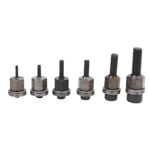 18Pcs Hand Rivet Nut  Nuts Simple Installation Manual Riveter Rivnut Tool Accessory for Nuts M3 M4 M5 M6 M8 M10