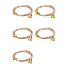 10Pcs RG316 Wire Jumper SMA Male to SMA Male WiFi Antenna Extension RF Coaxial Coax Cable Adapter Jumper(100cm)