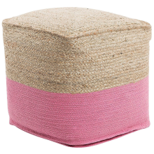 Pouffe KIRAMA Jute Pink