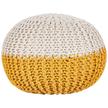 Pouffe CONRAD Cotton Yellow