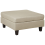 Beliani Ottoman FEVIK Fabric Beige 1