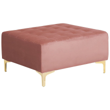 Ottoman ABERDEEN Velvet Pink