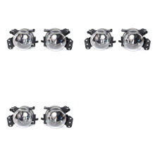 3Pair Front Bumper Fog Light Shell Cover Without Bulb for 5 Series E60 325i 525i 2003-2008 63176910791 63176910792