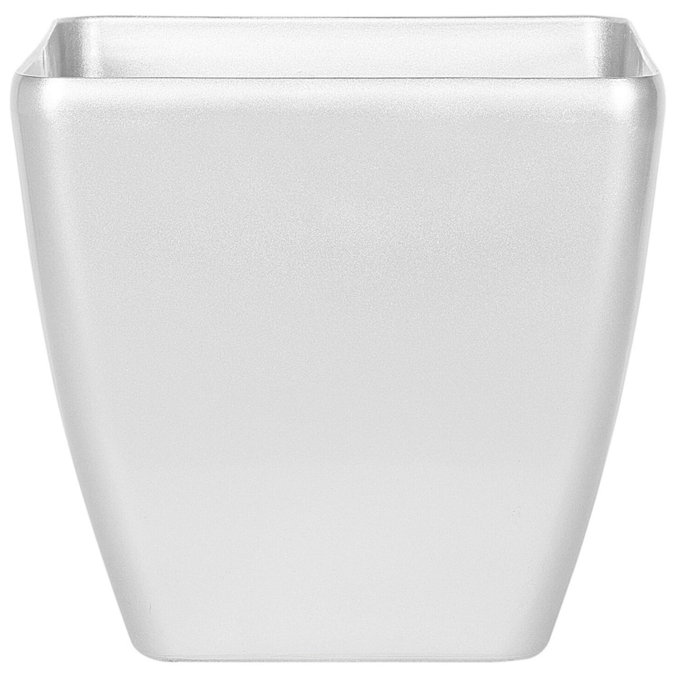 Beliani Plant Pot Astras 50 Cm Silver