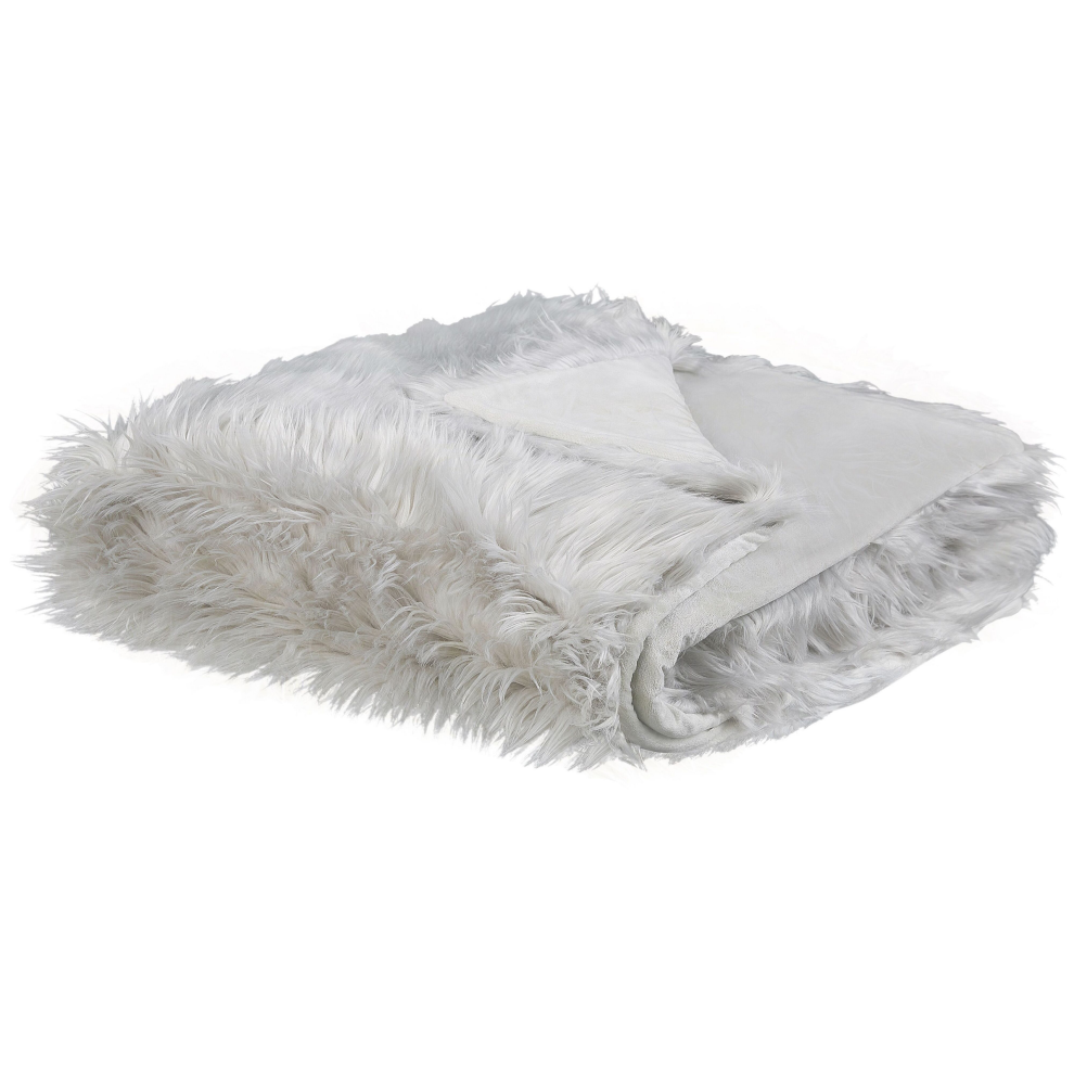 Bedspread DELICE 200 x 220 cm Light Grey