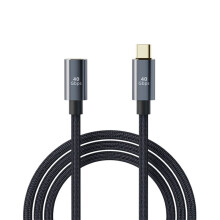 Kabel Przedłużający USB C 4.0 100 w, 40 Gb/S, 8 K@60 Hz, Kabel Adaptera, Transmisja Wideo, Kabel Przedłużający USB C