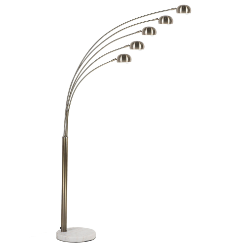 Beliani Floor Lamp FLINDERS Adjustable Metal Gold