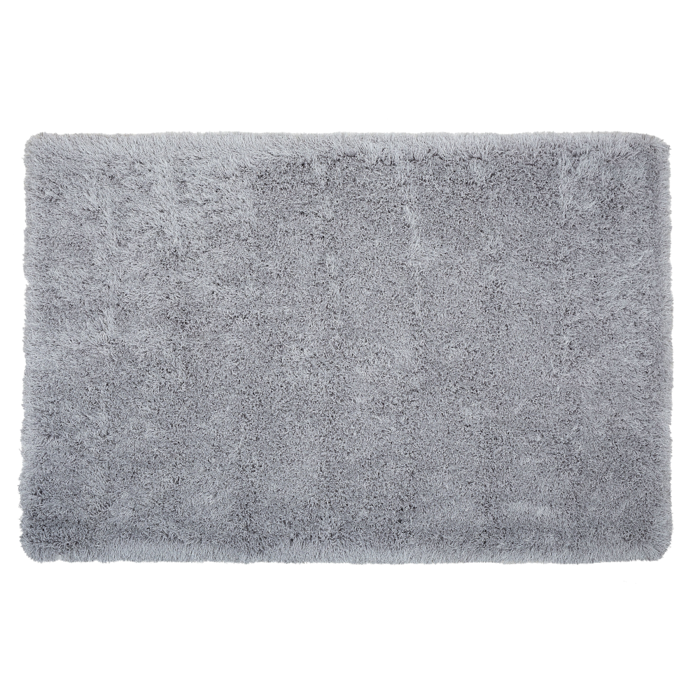 Beliani Shaggy Rug Cide Light Grey 160 X 230 Cm