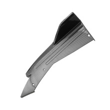48cm Heckstoßstangenschutz Canards Splitter Seitenschwellerschutz Body Kits Abdeckung Aufkleber Auto-Tuning-Zubehör Kohlefaser