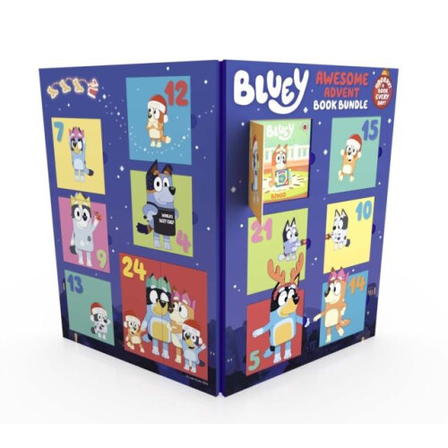 Bluey Awesome Advent Book Bundle by Bluey Paperback Book