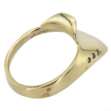 Protective Gear Adjustable Thumb Ring in Solid Brass Material for Archers B