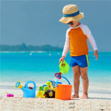 16PCS Plastic Watering Cans Chicken Watering Garden Watering Cans Kids Beach Bath Watering Cans Random Color