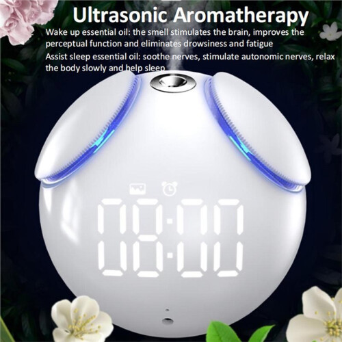 Sleeping Sound Device Intelligent Machine with Alarm Clock for Sleeping Night Light USB Rechargeable Sleep Aid